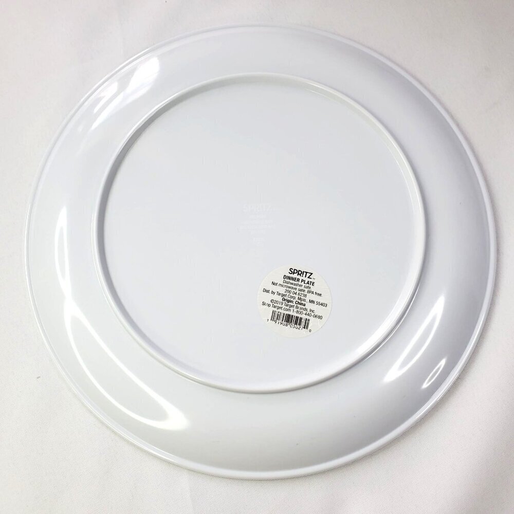 Easter-Themed Bunny Melamine Dinner Plates 10" Set Of 3 By Spritz - Picture 12 of 12